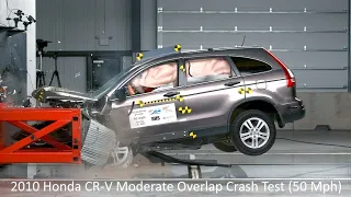 2007-2011 Honda CR-V Moderate Overlap Frontal Crash Test (50 Mph / 80.5 Km/h)