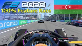 F1 2020 - Let's Make Tsunoda F2 Champion #9: 100% Feature Race Baku