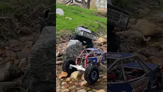 Creek Crawl with the #traxxas trx4 and #axial Capra #rc #rccar #rclife #scalerc #shorts #offroad