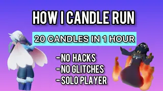 How I Get 20 Candles in 1 Hour | Candlerun Faster | No Hacks or Glitches | Solo Player | #skycotl