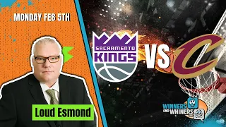 Free NBA Betting Pick: | Kings vs Cavilers | Loud Esmond | 2/5/24