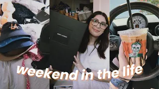 SPRING CLEANING & CLOSET DECLUTTER & A NIGHT AT DISNEYLAND | WEEKEND IN MY LIFE