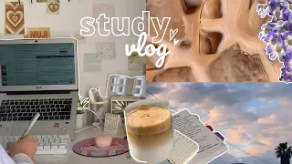 Study vlog 🌱 48 hour study vlog, productive weekend, and a lot of good food