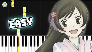 Kamisama Kiss OP - "Kamisama Hajimemashita" - EASY Piano Tutorial & Sheet Music