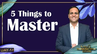 5 Things to Master | Twin Hearts Meditation | The Magic of Thinking Rich | Day 14 | CoachBSR