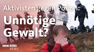 Lützerath Demo: Gab es unnötige Polizeigewalt gegen Klimaaktivisten? | Aktuelle Stunde