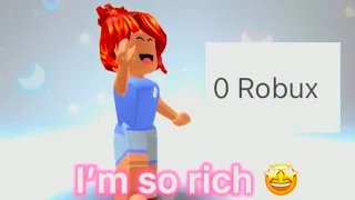When people have 0 ROBUX-🤑😏🤨