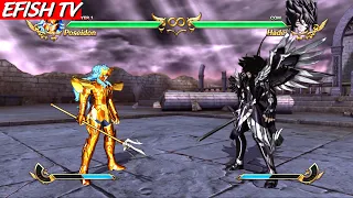 Poseidon vs Hades (Hardest AI) - Saint Seiya: Soldiers' Soul