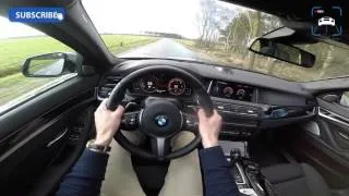 POV BMW M550D Test Drive Acceleration & Sound