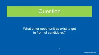 CareerForce and More for Employers Session 8 - Recap and Questions