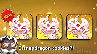 getting 3 snapdragon cookies!! 😆