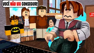 MINHA FAMÍLIA NÃO ACREDITA EM MIM (Roblox Make Games to Become Rich and Famous)