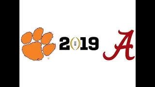 2019 CFP National Championship, #2 Clemson vs #1 Alabama (Highlights)