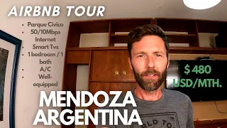 My Rental Apartment Tour in Mendoza, Argentina - Airbnb - Nov. 2023