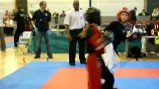 Demi Sadler at WAKO Sheffield 09 Part 2.