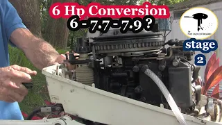 87 Johnson 6 Hp Conversion 7.7- 7.9? - THIS OLD OUTBOARD