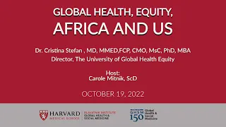 Global Health, Equity, Africa and Us