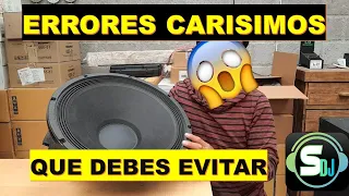 3 ERRORES al Comprar BOCINAS para BAJOS y MEDIOS,💥❌😎🔊 evítalos así con SPECTRUM DJ!!