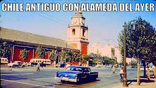 SANTIAGO CHILE ANTIGUO CON ALAMEDA DEL AYER