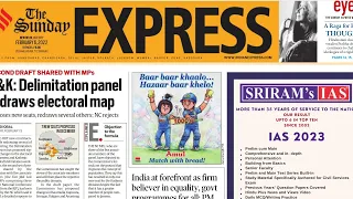 6th February, 2022. The Indian Express Newspaper Analysis presented by Priyanka Ma'am (IRS).