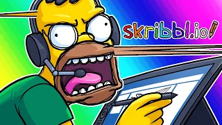 Skribbl.io Funny Moments - Nogla Wastes $1000 Dollars!