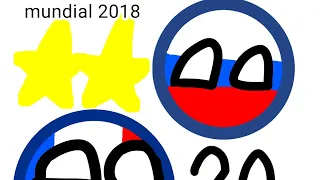 resumen del mundial Rusia 2018 #countryballs #humor #mundial