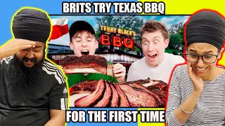 INDIAN Couple in UK React on Brits try real Texas BBQ for the first time!