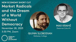 New Economy Short Cut with Quinn Slobodian – Book presentation: Crack-Up Capitalism