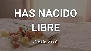 Camilo Sesto - Has Nacido Libre - Letra
