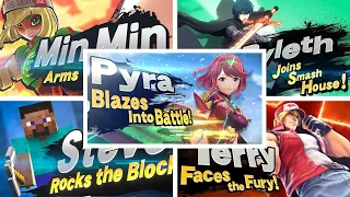 Super Smash Bros Ultimate - All Newcomers Trailers Including Pyra & Mythra