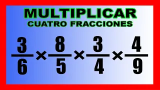 ✅👉Multiplicacion de 4 Fracciones  ✅ Como Multiplicar Cuatro Fraccioens