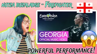 NUDZA BUZALADSE - FIREFIGHTER | GEORGIA OFFICIAL MUSIC VIDEO REACTION!