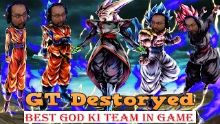 Best God Ki Team In Dragon Ball Legends Gogeta Blue, Goku Blue, Goku Black GETS Worked BY GT TEAM!