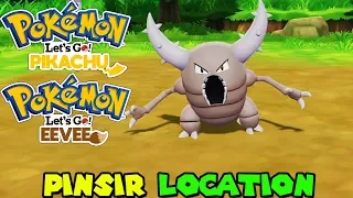 HOW TO FIND PINSIR IN POKEMON LET'S GO PIKACHU AND EEVEE - PINSIR LOCATION