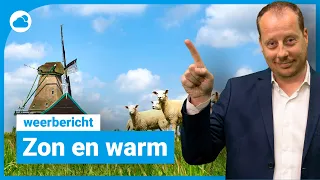 Weerbericht: flink wat zon en warm