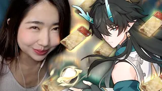 Pulling for magical girl dan heng because he's beautiful | Honkai Star rail Summons