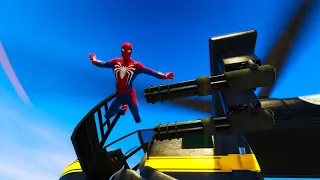 GTA 5 Super Spiderman Ragdolls ( Fall from helicopter,cars,bikes,boats etc)