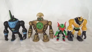 Ben 10 Action Figure Review- Eatle, Clockwork, Jury Rigg, Shocksquatch