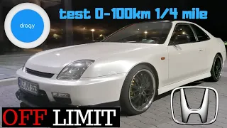 Honda Prelude V 2.2VTEC H22A5  | 185hp | Dragy test