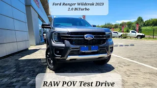 2023 Ford Ranger Wildtrak| RAW POV TEST DRIVE|