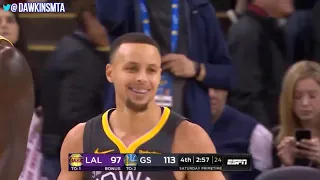 Stephen Curry Full Highlights 2019 02 02 Warriors vs Lakers   14 Pts, 12 in 4th QTR!   FreeDawkins