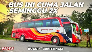 40 JAM PERJALANAN, Naik Bus Gumarang "MERTUA CLASS" BOGOR - BUKITTINGGI Ep 5