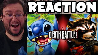 Gor's "DEATH BATTLE!" Stitch VS Rocket Raccoon (Disney VS Marvel) REACTION