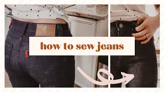 How to Sew Jeans | Claryville Jeans from Workroom Social Sew Along