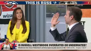 Max Kellerman ERUPTS on Molly Qerim in heated argument over Westbrook | Things escalated real quick