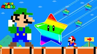 Mario and Luigi vs tiny Rainbow Star maze