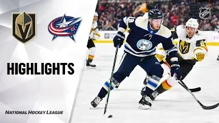 NHL Highlights | Golden Knights @ Blue Jackets 11/05/19