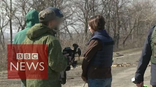 Girl killed in Ukraine 'never existed' - BBC News