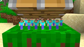 coloquei inscritos Pequenos no Minecraft... e isso aconteceu