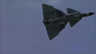 Saab AJS 37 Viggen display at AIRPOWER16